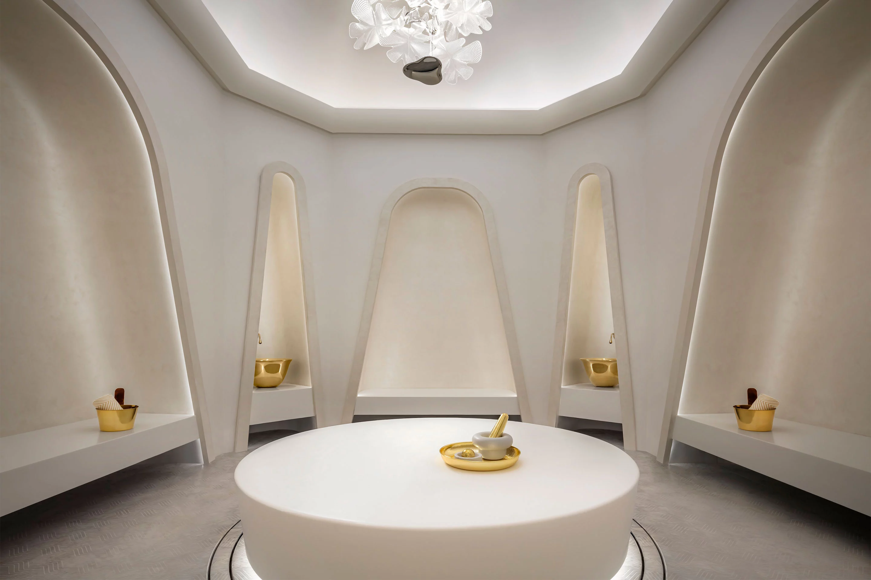 Atlantis The Royal — AWAKEN — modern hammam in stone